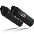 Suzuki Hayabusa 1300 2017-2020 Exhaust Gpr Double Slip-on Furore Evo4 Nero