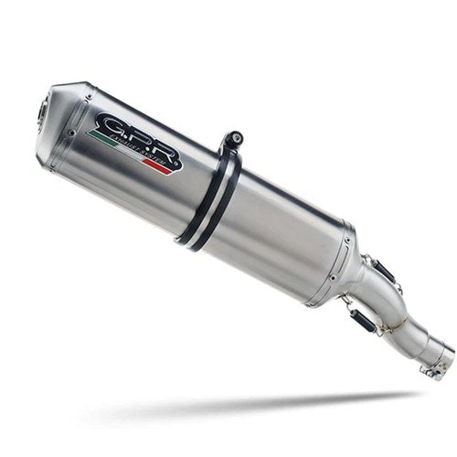 Kawasaki KLR650 KLR650R KLR650C 1988-2025 Exhaust, Gpr Satinox Slip-on with Remo