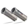 Ducati Monster 1100 2009-2010 Exhaust Gpr Double Slip-on M3 Titanium Natural