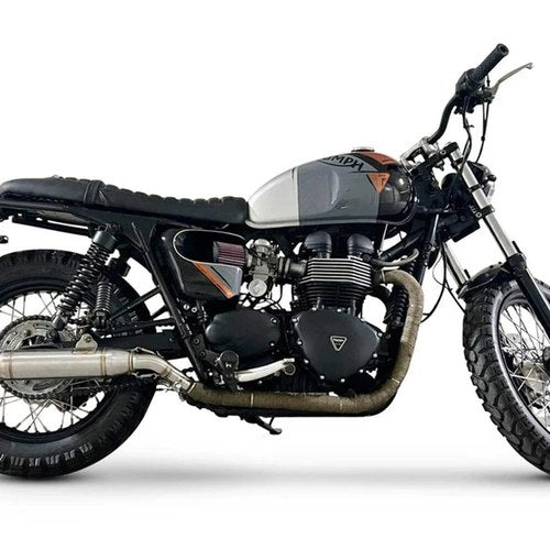 Triumph Bonneville T100 2001-2014 Exhaust Gpr Double Slip-on Deeptone Inox