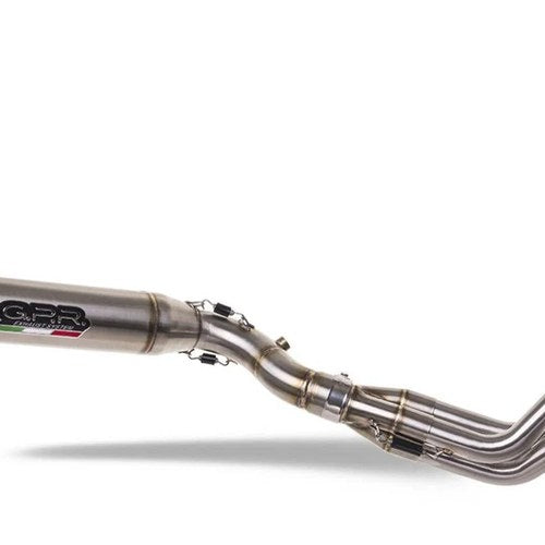 Triumph Trident 660 2021-2024 Exhaust Gpr Full System Deeptone Inox Low