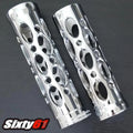 Honda Rebel 300 Hand Grips 2017-2025 Chrome Billet Aluminum 1 Inch with Cut Outs