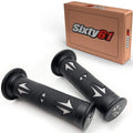 Honda Cbr Gray and Rubber Grips with Closed Ends