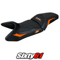 KTM 1390 Super Adventure S 2025 Seat Cover Tappezzeria Ultragrip Orange Black