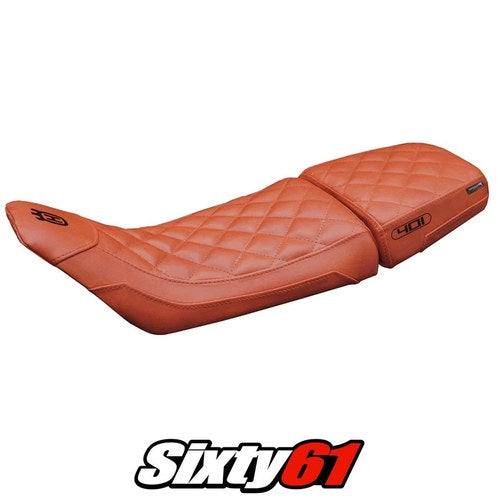 Husqvarna Svartpilen 401 2018-2023 Seat Cover Tappezzeria Vintage Comfort Brick
