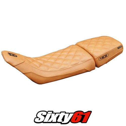 Husqvarna Svartpilen 401 2018 2019-2023 Seat Cover Tappezzeria Vintage Camel