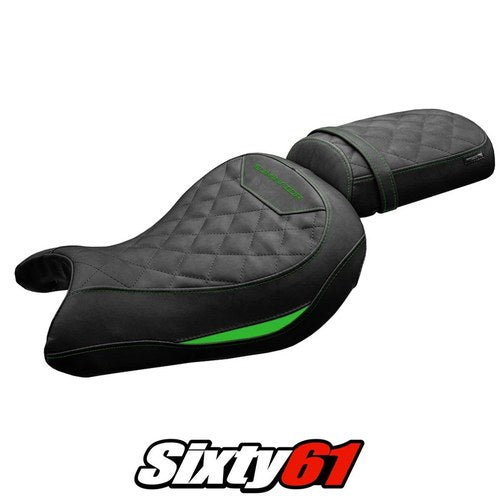 Kawasaki Eliminator 500 2024-2025 Seat Cover Tappezzeria Green Black