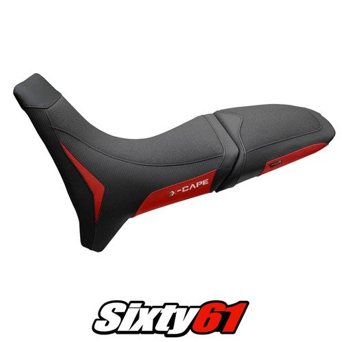 Moto Morini X Cape 650 700 2021-2025 Seat Cover Tappezzeria Ultragrip Red Black
