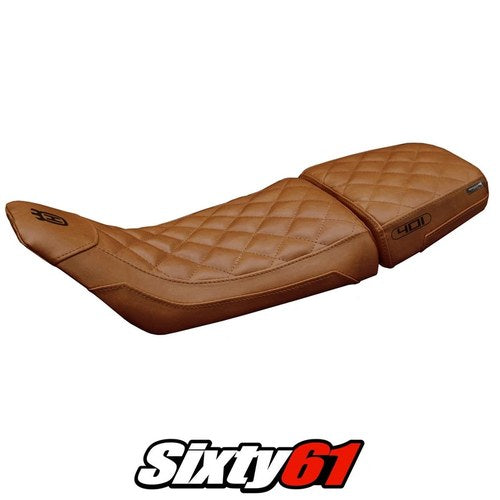 Husqvarna Svartpilen 401 2018-2023 Seat Cover Tappezzeria Vintage Comfort Brown