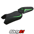Kawasaki Ninja 1100 SX 2025 2026 Seat Cover Tappezzeria Comfort Green Black