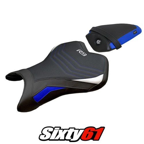 Yamaha R9 2025 2026 Seat Cover Tappezzeria Comfort Blue White Black
