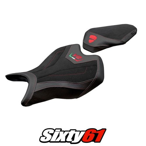 Ducati Panigale V2 2025 Seat Cover Tappezzeria Velvet Black
