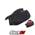 Ducati Panigale V4 2025 2026 Seat Cover Tappezzeria Ultragrip Black Logo Ducati
