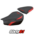 Kawasaki Ninja ZX 10 R 2006-2007 Seat Cover Tappezzeria Ultragrip Red Black