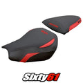 Kawasaki Ninja ZX 10 R 2006-2007 Seat Cover Tappezzeria Comfort Red Black