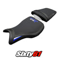 Triumph Daytona 675R 2006 2007 2008-2012 Seat Cover Tappezzeria White Blue Black