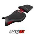 Triumph Daytona 675R 2006 2007-2012 Seat Cover Tappezzeria Ultragrip Red Black