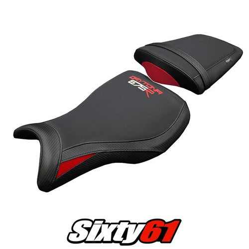 Triumph Daytona 675R 2006 2007-2012 Seat Cover Tappezzeria Comfort Red Black