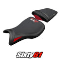 Triumph Daytona 675R 2006 2007-2012 Seat Cover Tappezzeria Comfort Red Black