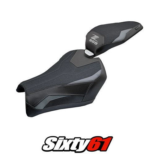 Kawasaki Z900 2025 Seat Cover Tappezzeria Ultragrip Grey Black