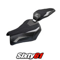 Kawasaki Z900 2025 Seat Cover Tappezzeria Comfort Silver Black