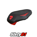 Ducati Streetfighter V4 2025 2026 Rear Seat Cover Tappezzeria Velvet Red Black