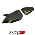 Honda CB 750 Hornet 2023-2025 2026 Seat Cover Tappezzeria Ultragrip Yellow Black