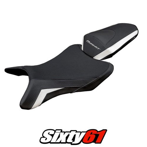 Honda CB 1000 Hornet 2025 Seat Cover Tappezzeria Comfort White Black