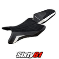 Honda CB 1000 Hornet 2025 Seat Cover Tappezzeria Velvet White Black