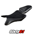 Honda CB 1000 Hornet 2025 Seat Cover Tappezzeria Velvet Grey Black