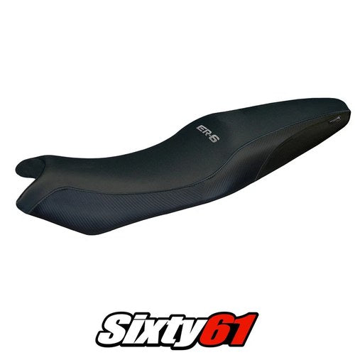 Kawasaki ER 6N / ER 6F 2005 2006 2007-2011 Seat Cover Tappezzeria Comfort Black