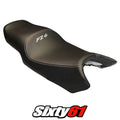 Yamaha FZ6 2004 2005 2006 2007 2008 2009 2010 2011 Seat Cover Tappezzeria Silver