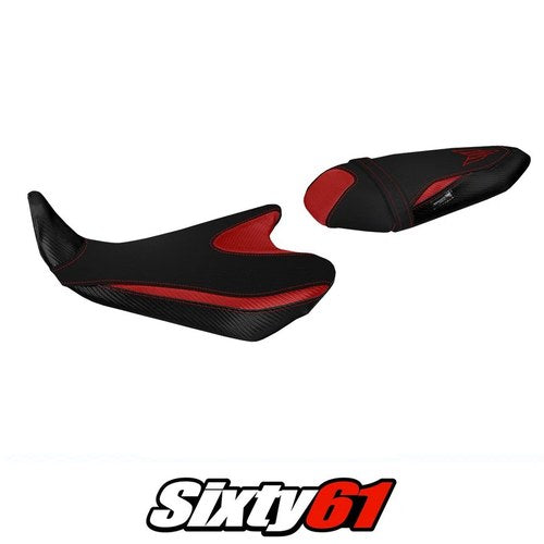 Yamaha MT-07 2014 2015 2016 2017 Seat Cover Tappezzeria Red Black