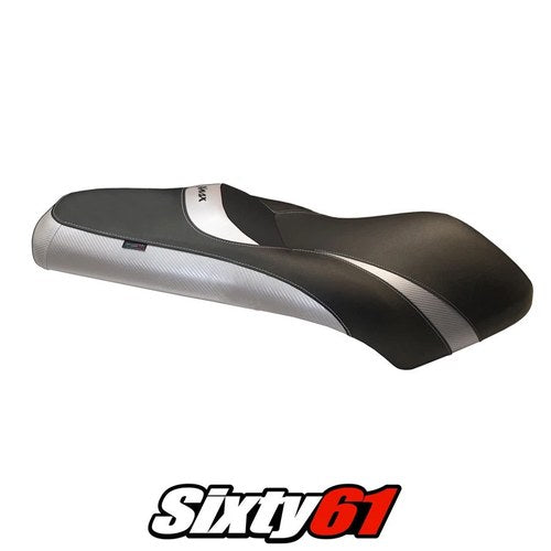 Yamaha X Max 250 2005 2006 2007 2008 2009 Seat Cover Tappezzeria Silver Black