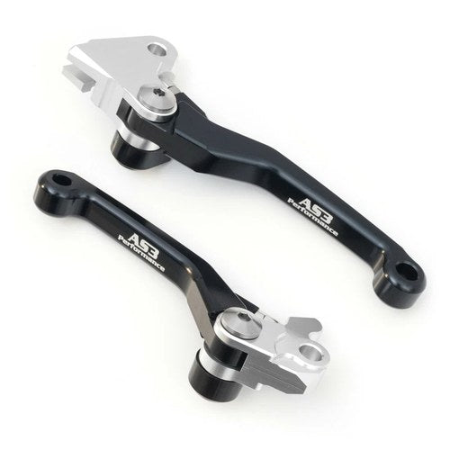 AS3 Brake Clutch Flexi Levers for Kawasaki KX 125 250 05-08 KX 250 450 F 05-12