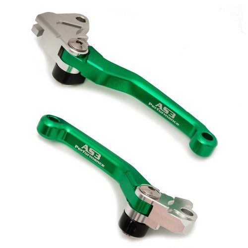 AS3 Brake Clutch Flexi Levers for Kawasaki Klx 450 R 2008-2012
