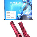 Yamaha R1 R6 Footpegs Yana Shiki Billet Aluminum Foot Pegs Fuchsia Check Fitment
