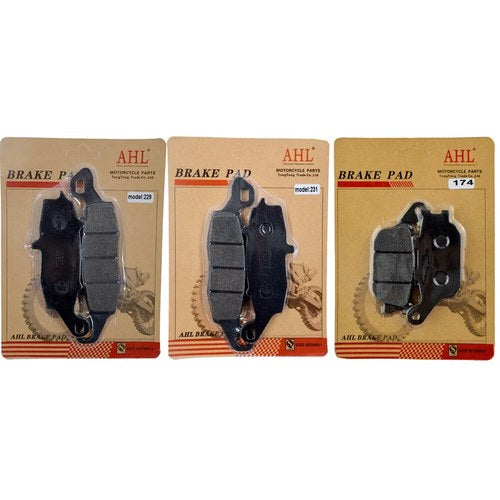 Front & Rear Brake Pads For Suzuki SV650 DL650 04-11 V-strom 1000 DL1000 02-11