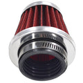 42mm Air Filter Cleaner Red for Honda Kawasaki Yamaha Pit Dirt Bike ATV Scooter