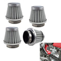 4Pcs 42mm Air Filter Grey for Honda Kawasaki Yamaha Pit Dirt Bike ATV Scooter