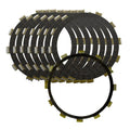 8X Friction Clutch Plates For Yamaha Vmx 12 Vmax 1200 V-MAX 1200 1988-2007