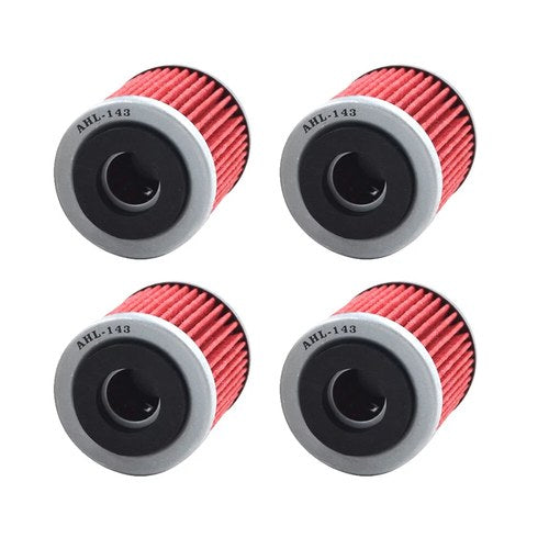 4Pack Oil Filters For Yamaha Big Wheel 200 BW200 TT225 TTR230 TW200 Trailway 200