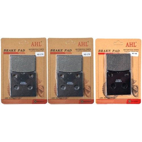 Front Rear Brake Pads for BMW K75/75-S K75RT K75S K100/2 K100LT K100RS K100RT