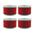4X Oil Filters for Suzuki DR650 S/SE LS650 Boulevard S40 650 DR800 DR500 SP500