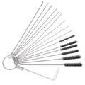 Carburetor Cleaning Kit Needles Brushes Set For Motorcycle Carb Jet Clean Tool