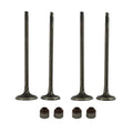 2 Pairs Intake Exhaust Valve Stems Kit for Suzuki GN250 EN250 85-01 GZ250 99-11