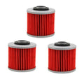 3X Oil Filter For Yamaha YFM700R Raptor XVS1100 V-STAR XV250 Virago XV535 XT660R