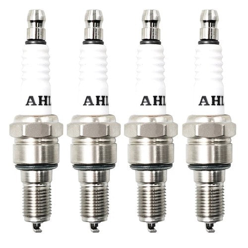 4X Spark Plug for CR7EH-9 CR8EH-9 CR9EH-9 Honda/HYOSUNG/Kawasaki/Suzuki/Yamaha