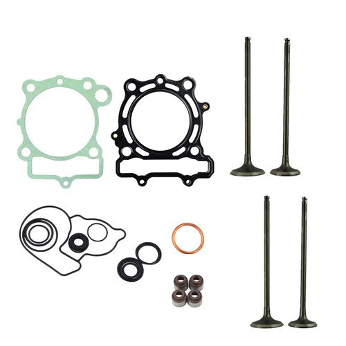 Cylinder Intake Exhaust Gaskets Valve Kit For Kawasaki KX250F KX250 2009-2016