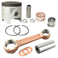 Connecting Rod & Piston Rings Pin Kit Std 66mm For Kawasaki KDX200 1995-2006